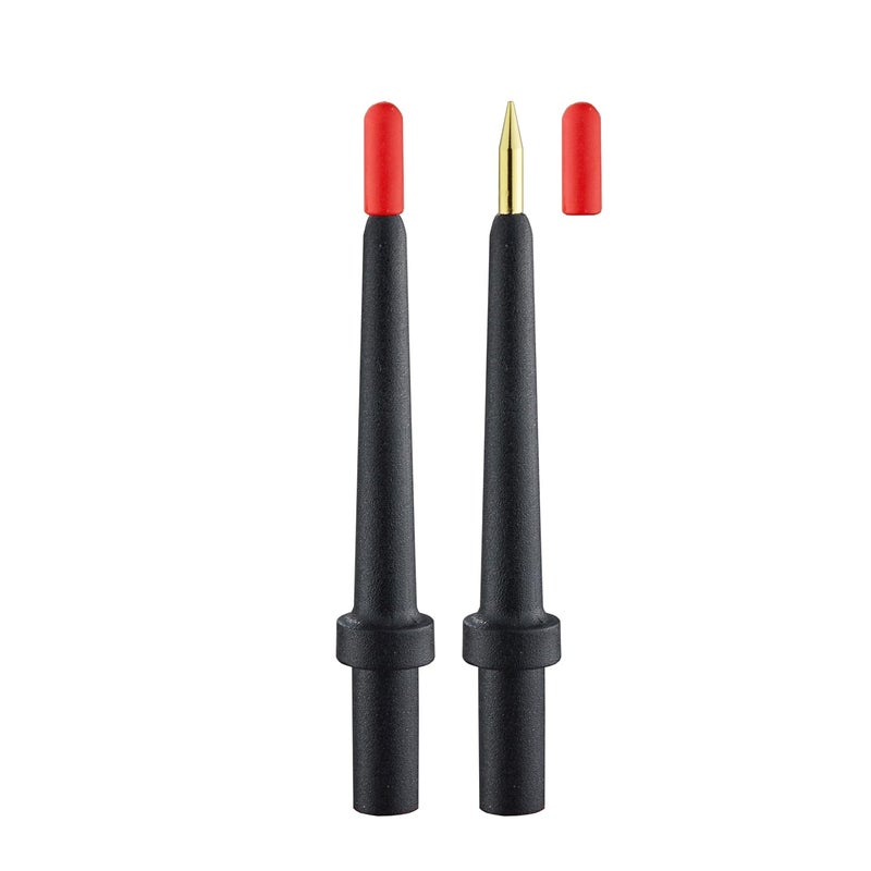 ZIBOO - 2Pk 4Mm Banana Jack 3 Tip Black (PPTK0024-2),Use for Autel Circuit Tester Power Circuit Probe - Image 2